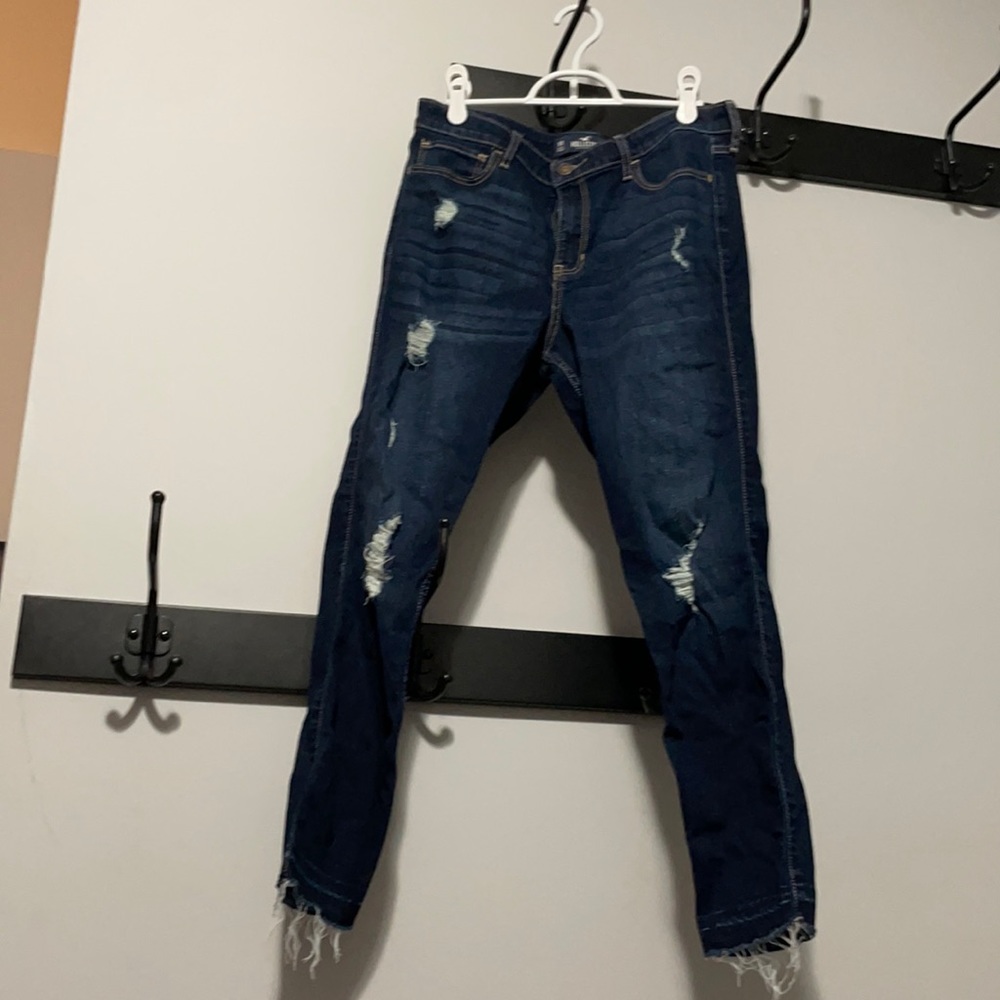 Hollister High Rise Crop Super Skinny Jeans